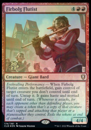 Firbolg Flutist [Commander Legends: Battle for Baldur's Gate Prerelease Promos] | North Game Den