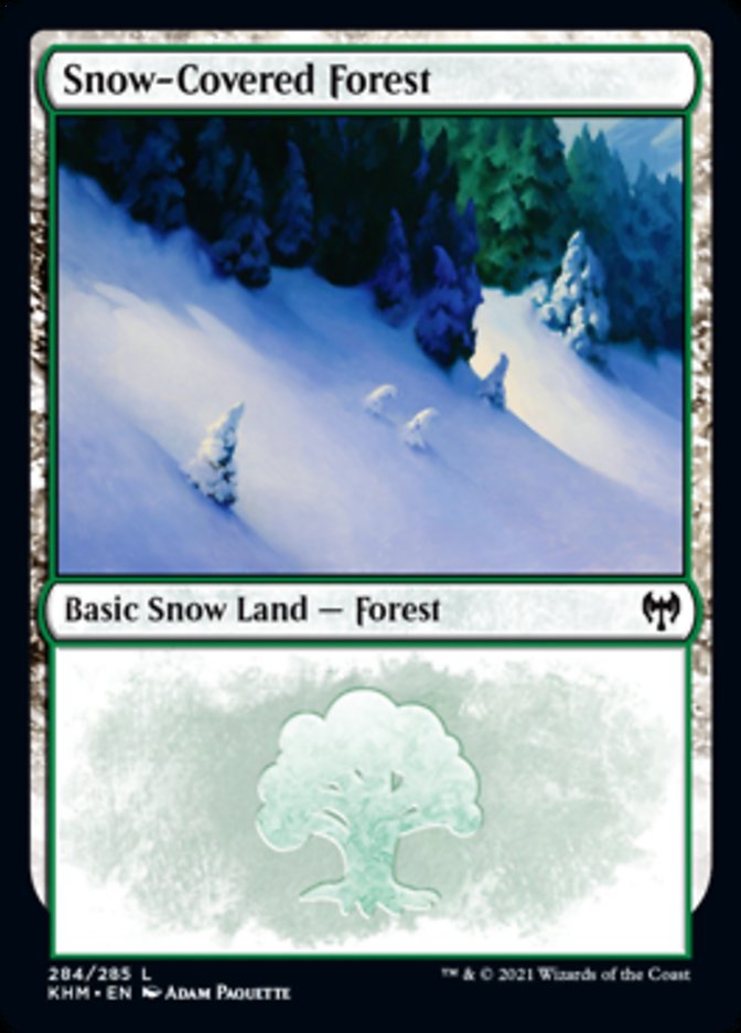 Snow-Covered Forest (284) [Kaldheim] | North Game Den