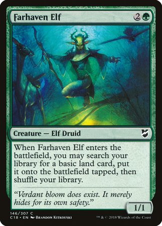 Farhaven Elf [Commander 2018] | North Game Den