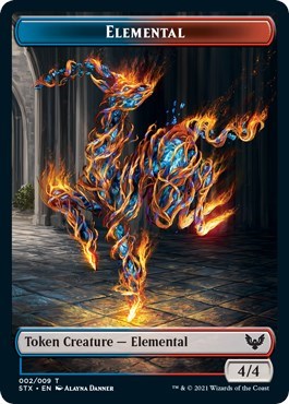 Elemental // Pest Token [Strixhaven: School of Mages Tokens] | North Game Den