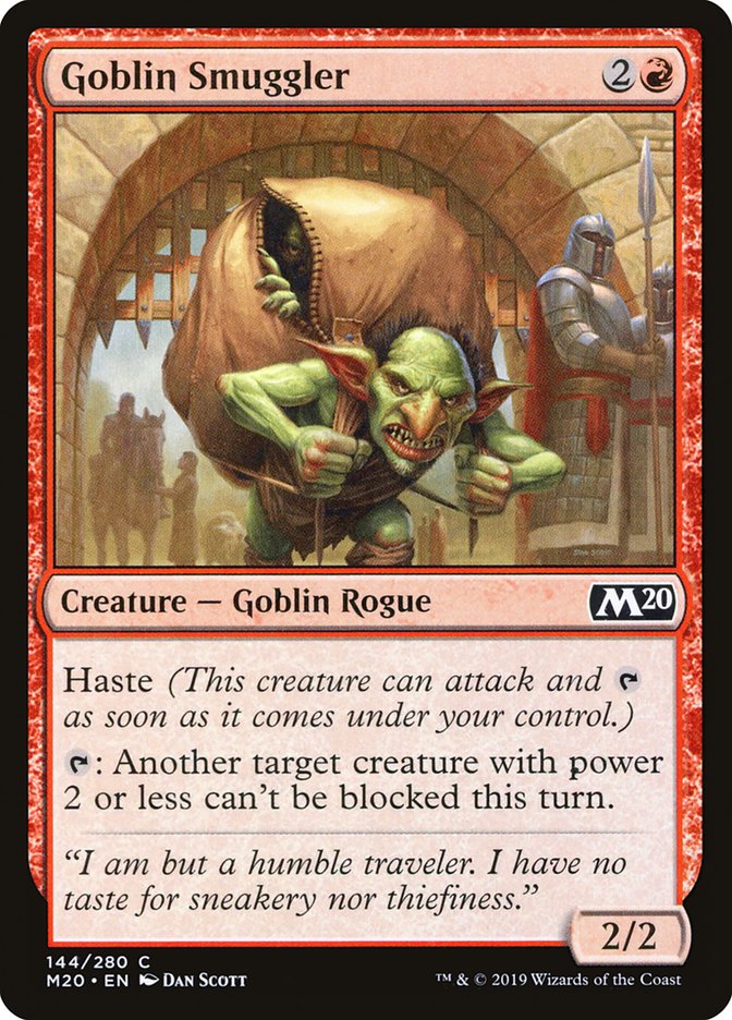 Goblin Smuggler [Core Set 2020] | North Game Den