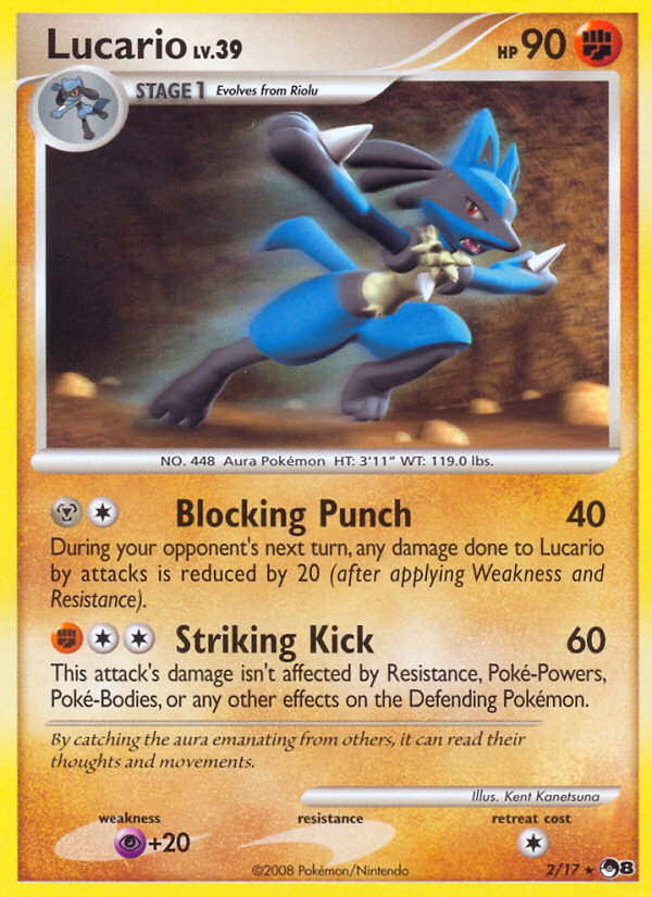 Lucario (2/17) [POP Series 8] | North Game Den