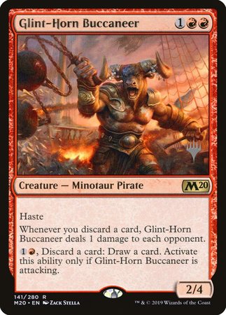 Glint-Horn Buccaneer [Core Set 2020 Promos] | North Game Den