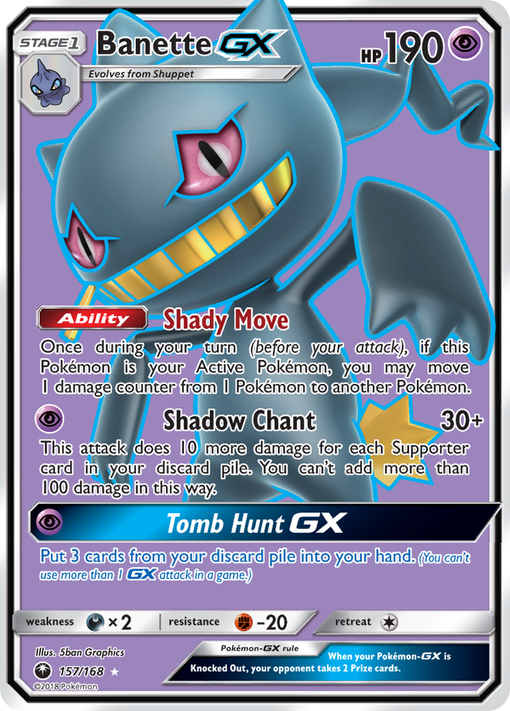 Banette GX (157/168) [Sun & Moon: Celestial Storm] | North Game Den