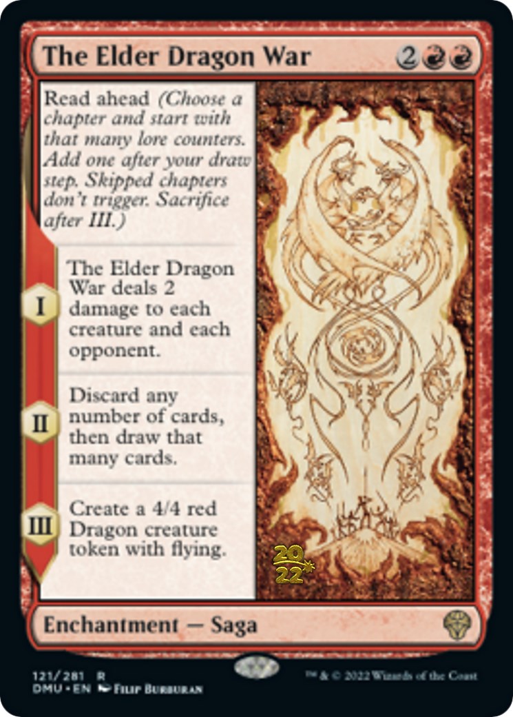 The Elder Dragon War [Dominaria United Prerelease Promos] | North Game Den