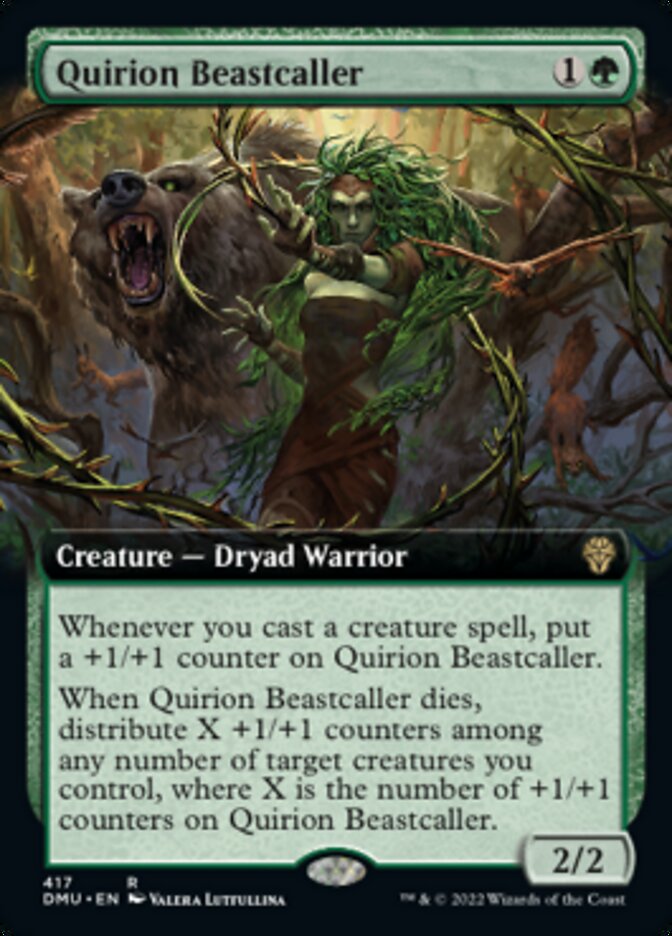 Quirion Beastcaller (Extended Art) [Dominaria United] | North Game Den