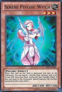 Serene Psychic Witch [AP03-EN004] Super Rare | North Game Den