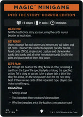 Into the Story: Horror Edition (Magic Minigame) [Innistrad: Midnight Hunt Minigame] | North Game Den