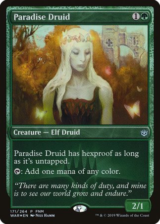 Paradise Druid [War of the Spark Promos] | North Game Den