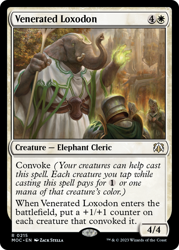 Venerated Loxodon [March of the Machine Commander] | North Game Den