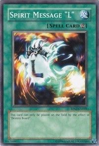 Spirit Message "L" [RP02-EN049] Common | North Game Den