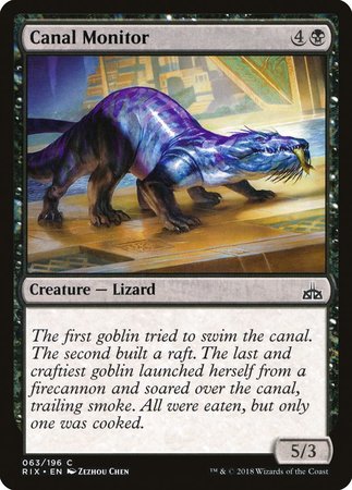 Canal Monitor [Rivals of Ixalan] | North Game Den