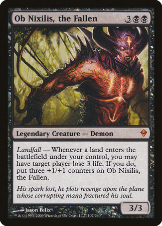 Ob Nixilis, the Fallen [Zendikar] | North Game Den