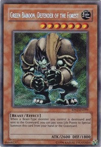 Green Baboon, Defender of the Forest [RP02-EN099] Secret Rare | North Game Den