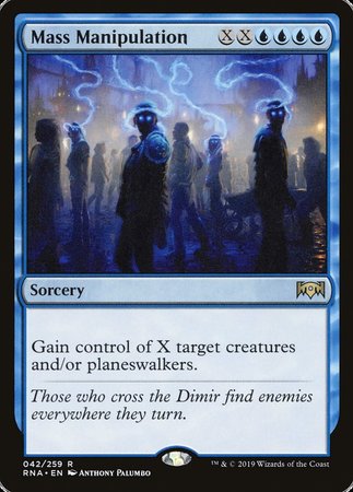 Mass Manipulation [Ravnica Allegiance] | North Game Den