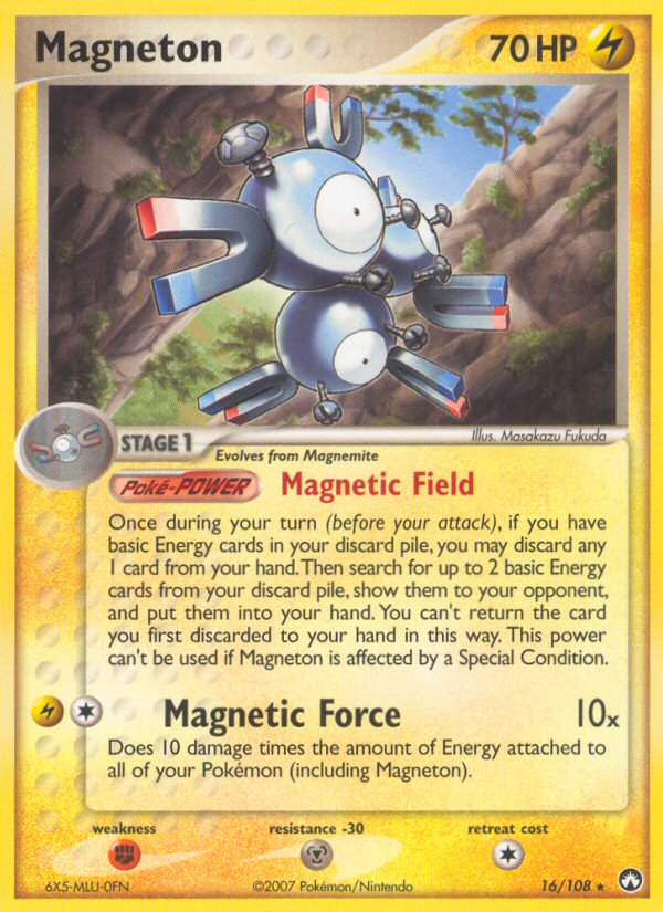 Magneton (16/108) [EX: Power Keepers] | North Game Den