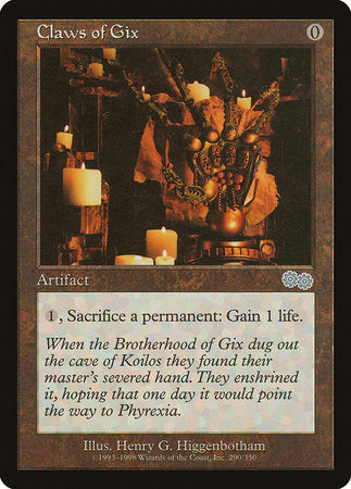 Claws of Gix [Urza's Saga] | North Game Den