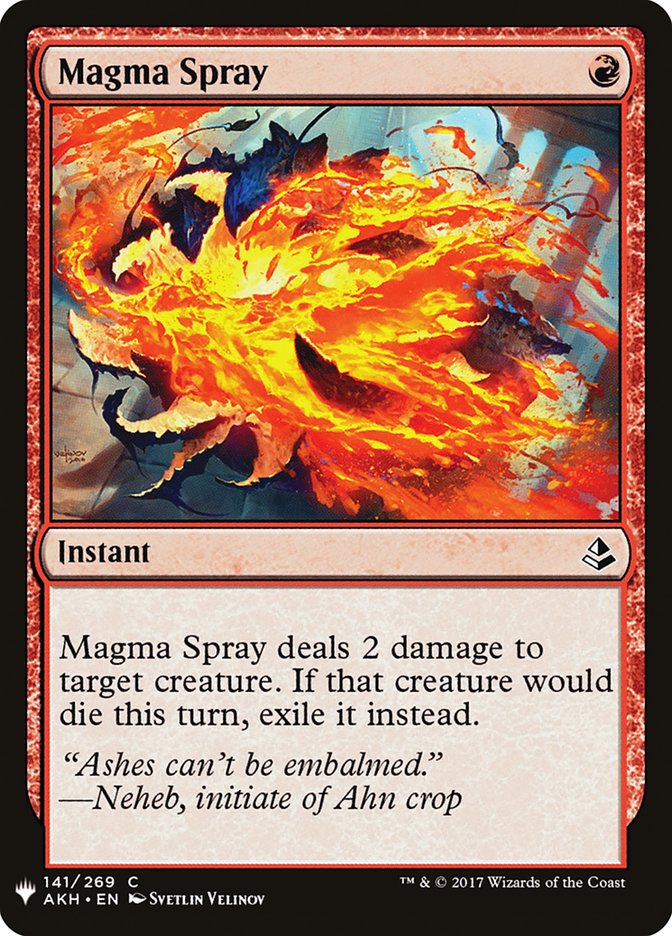 Magma Spray [Mystery Booster] | North Game Den