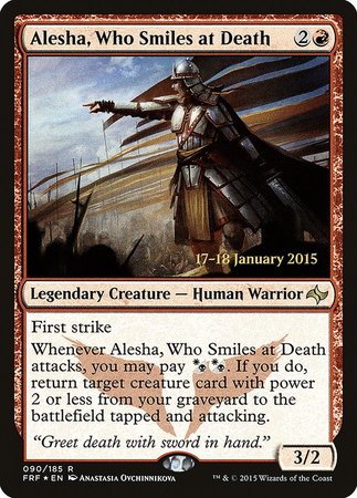 Alesha, Who Smiles at Death [Fate Reforged Promos] | North Game Den