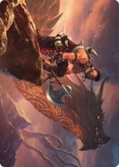 Dragonkin Berserker Art Card [Kaldheim: Art Series] | North Game Den