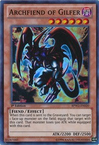 Archfiend of Gilfer [BPW2-EN020] Super Rare | North Game Den