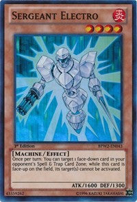 Sergeant Electro [BPW2-EN043] Super Rare | North Game Den