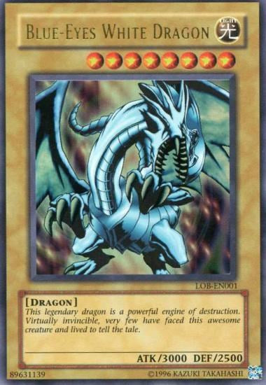 Blue-Eyes White Dragon [LOB-EN001] Ultra Rare | North Game Den