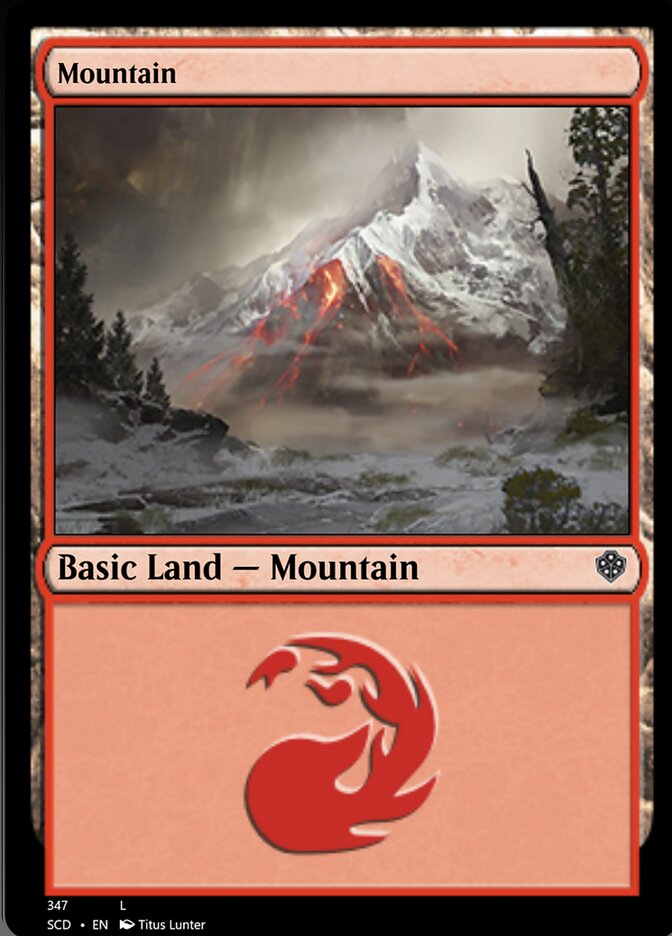 Mountain (347) [Starter Commander Decks] | North Game Den