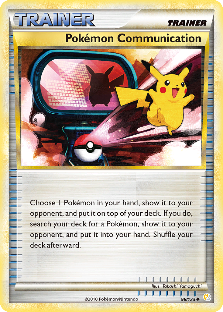 Pokemon Communication (98/123) [HeartGold & SoulSilver: Base Set] | North Game Den