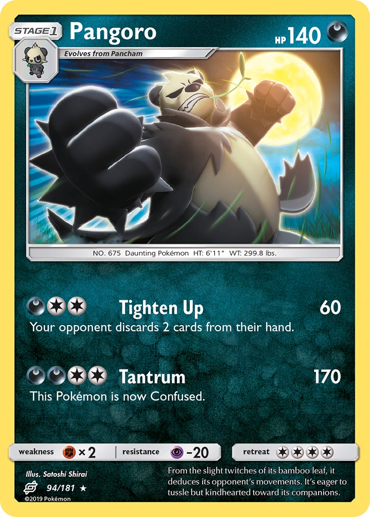 Pangoro (94/181) [Sun & Moon: Team Up] | North Game Den