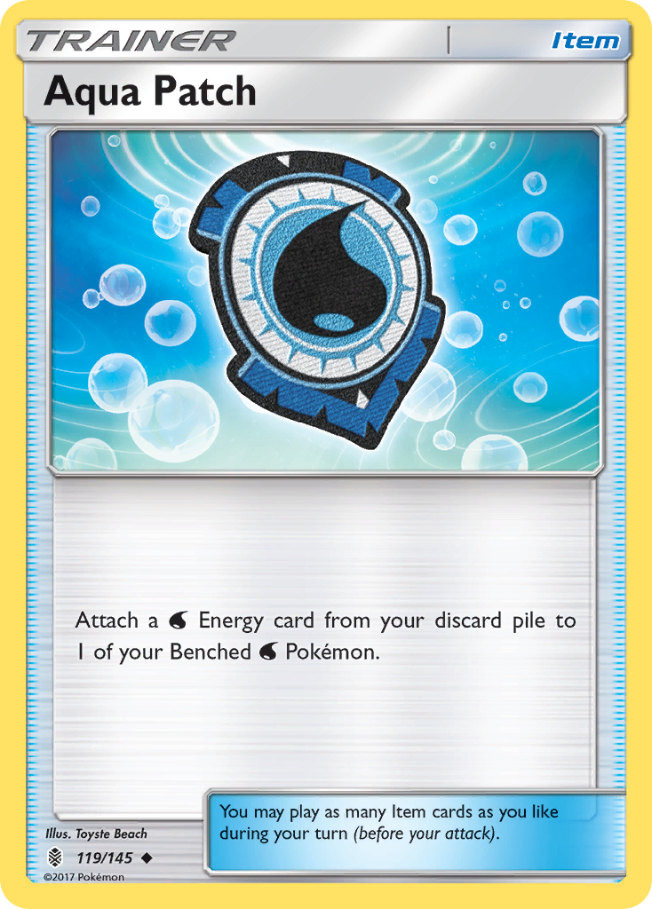 Aqua Patch (119/145) [Sun & Moon: Guardians Rising] | North Game Den