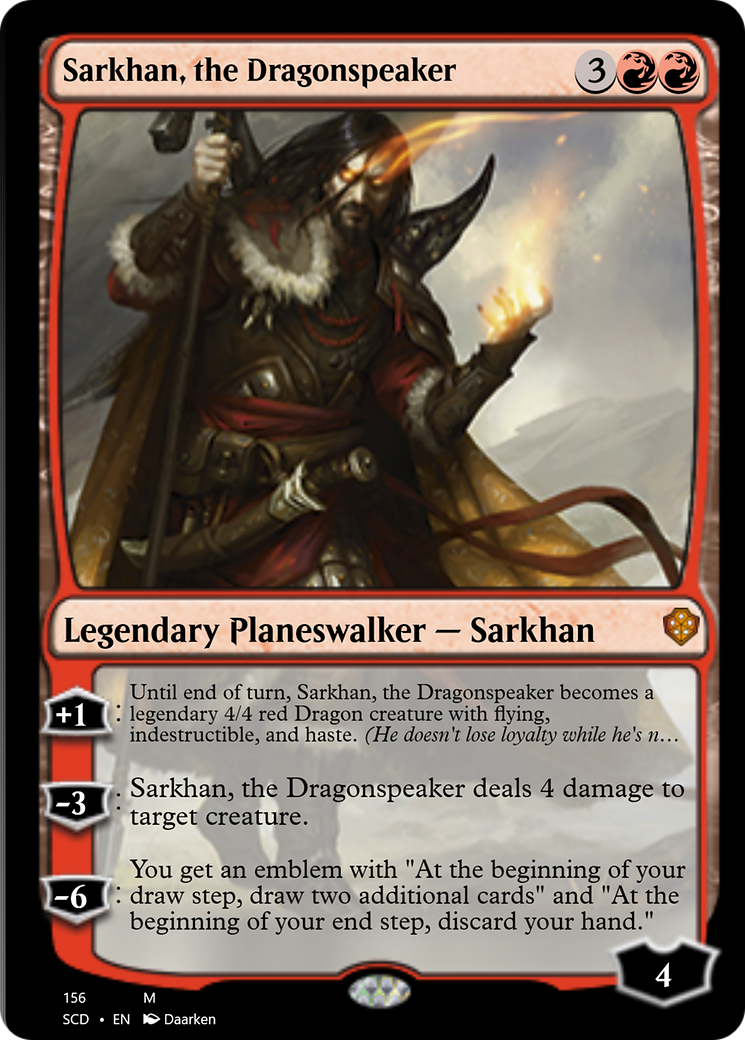 Sarkhan, the Dragonspeaker [Starter Commander Decks] | North Game Den