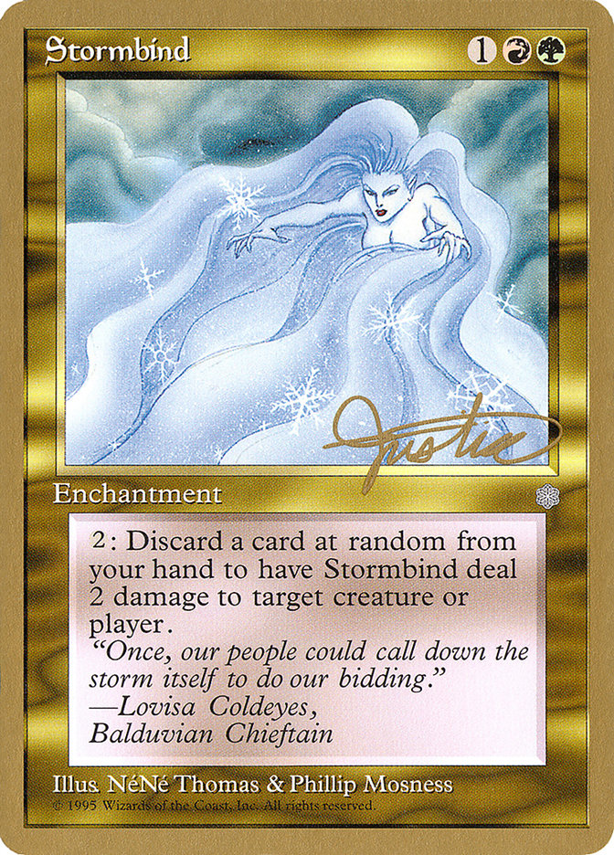 Stormbind (Mark Justice) [Pro Tour Collector Set] | North Game Den