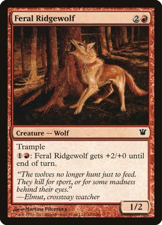 Feral Ridgewolf [Innistrad] | North Game Den