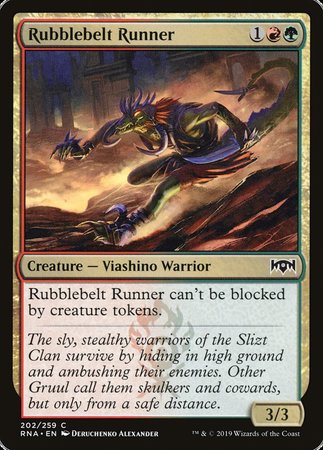 Rubblebelt Runner [Ravnica Allegiance] | North Game Den