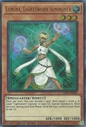 Lumina, Lightsworn Summoner [LART-EN045] Ultra Rare | North Game Den