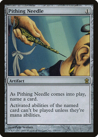 Pithing Needle [Saviors of Kamigawa] | North Game Den