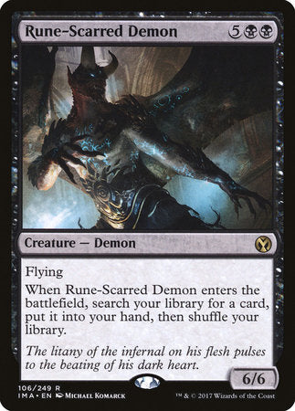 Rune-Scarred Demon [Iconic Masters] | North Game Den