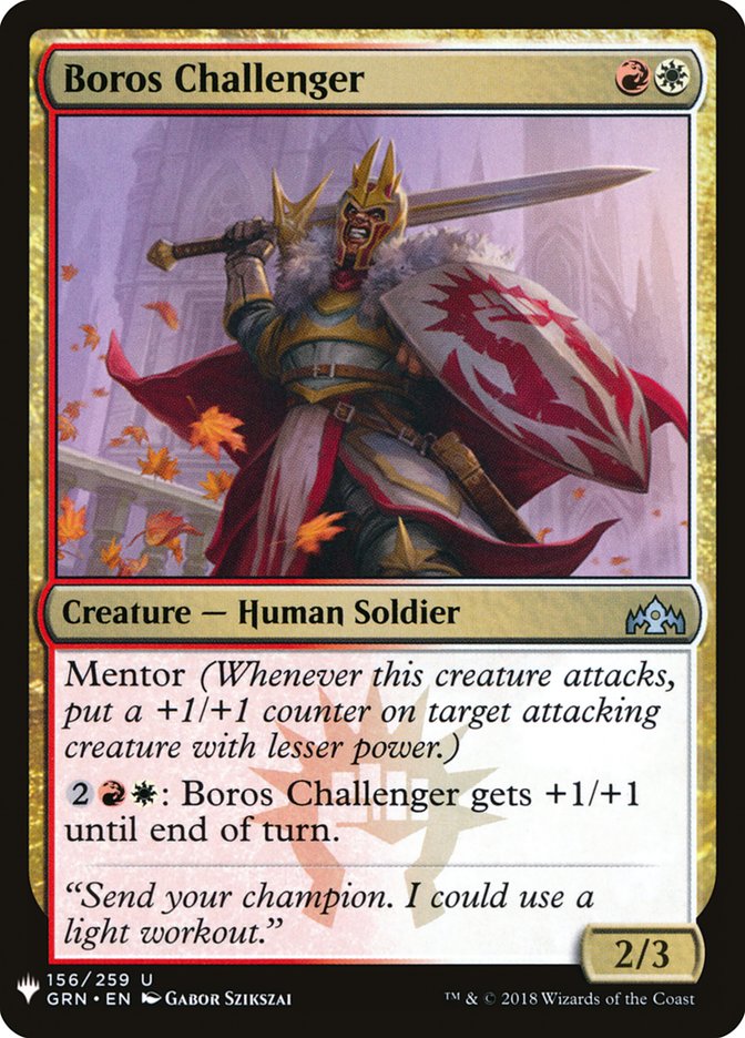 Boros Challenger [Mystery Booster] | North Game Den