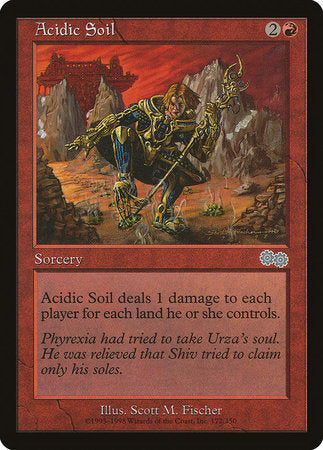 Acidic Soil [Urza's Saga] | North Game Den