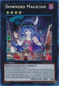 Downerd Magician [LVAL-EN057] Secret Rare | North Game Den