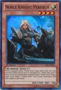 Noble Knight Peredur [LVAL-EN085] Super Rare | North Game Den