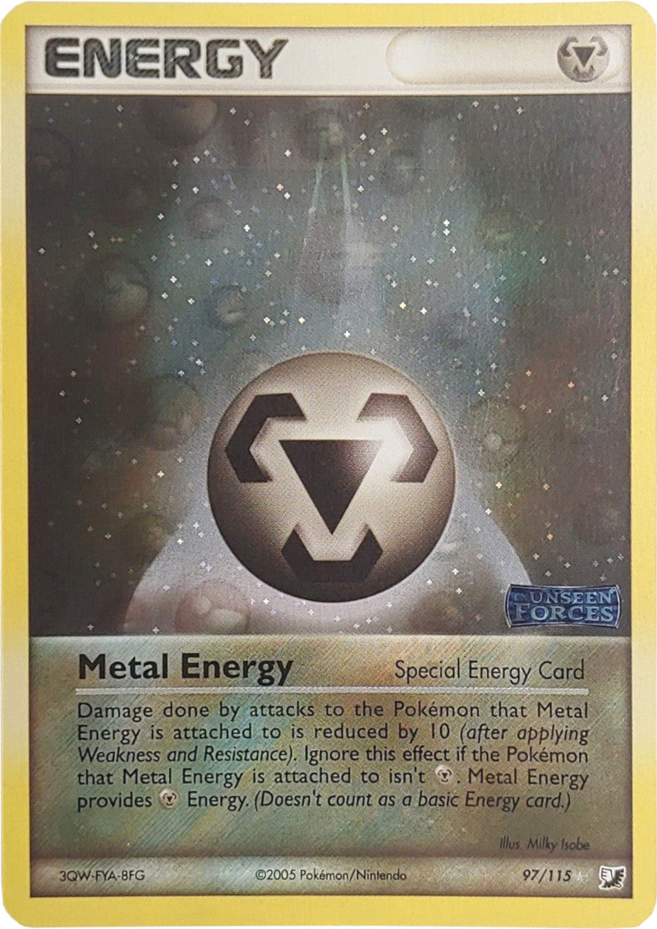 Metal Energy (97/115) (Stamped) [EX: Unseen Forces] | North Game Den