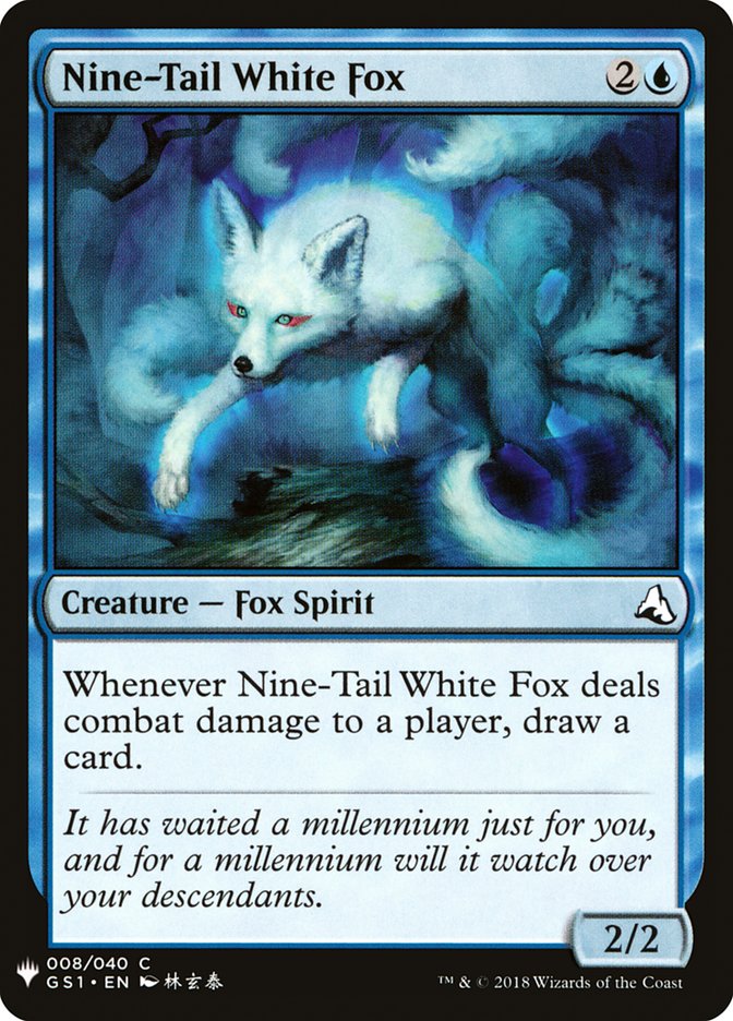 Nine-Tail White Fox [Mystery Booster] | North Game Den