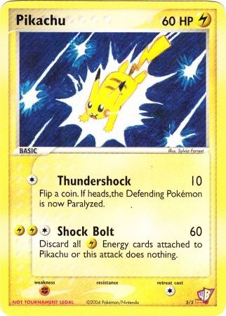 Pikachu (5/5) [Kids WB Promos] | North Game Den