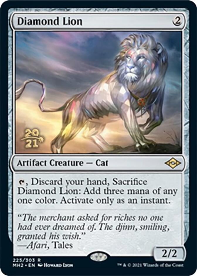 Diamond Lion [Modern Horizons 2 Prerelease Promos] | North Game Den