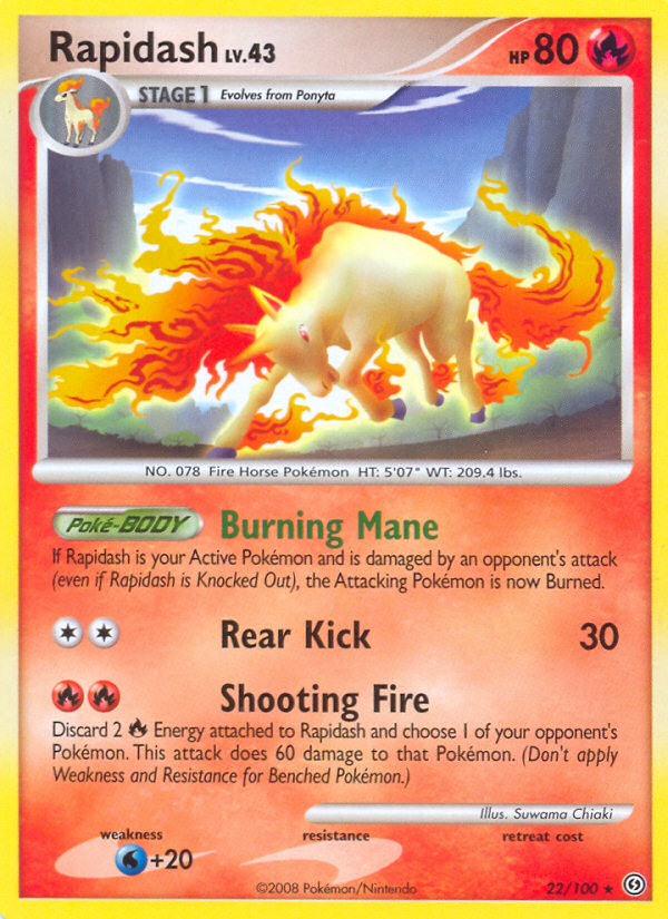 Rapidash (22/100) [Diamond & Pearl: Stormfront] | North Game Den