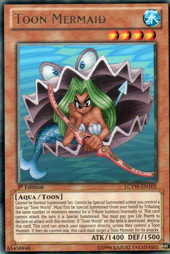 Toon Mermaid [LCYW-EN105] Rare | North Game Den