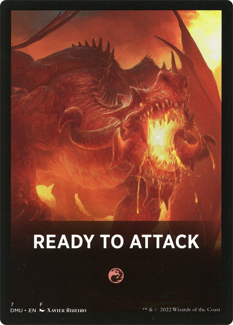 Ready to Attack Theme Card [Dominaria United Tokens] | North Game Den