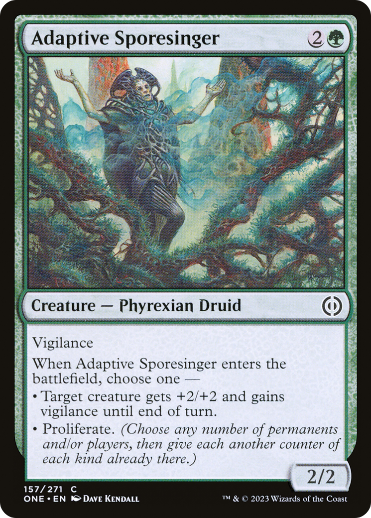 Adaptive Sporesinger [Phyrexia: All Will Be One] | North Game Den